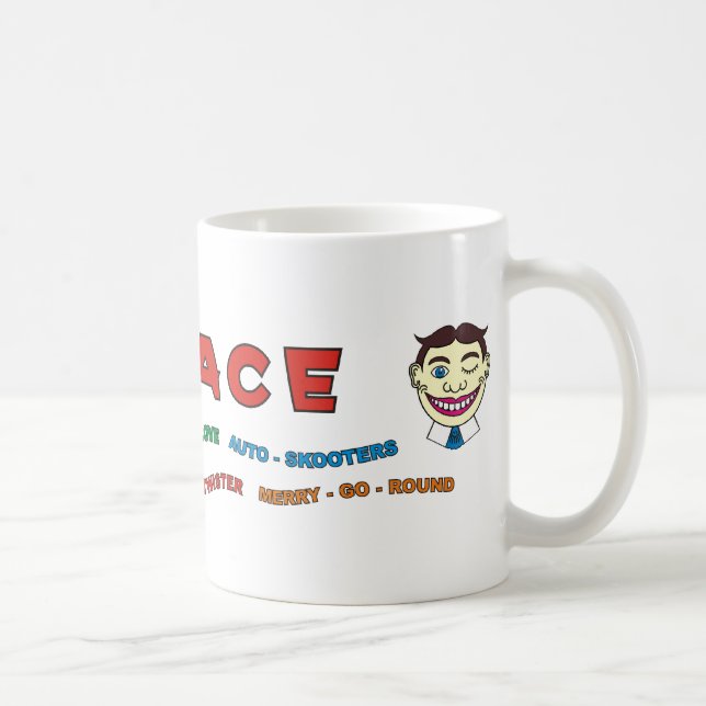 Slottbyggnad beklär kaffemugg (Höger)