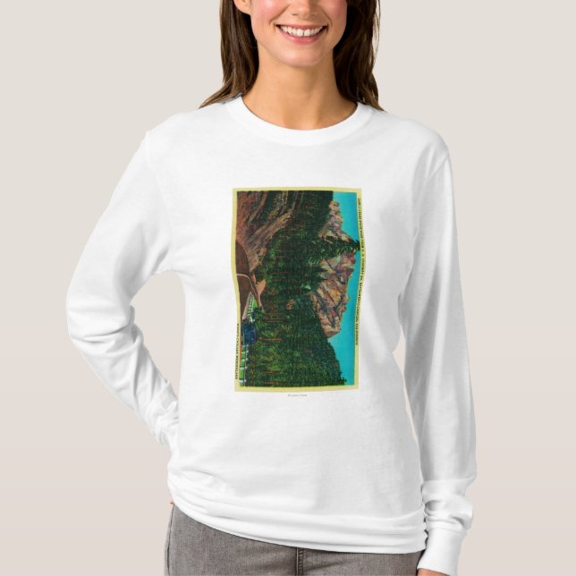 SlottCragsdelstatspark från US 99 T Shirt (Framsida)