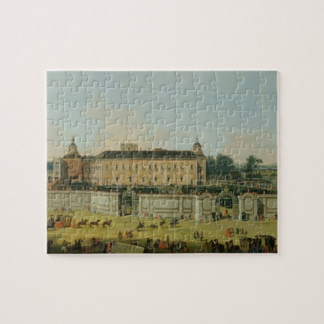 Slotten av Aranjuez, 1756 (olja på kanfas) Pussel (Horisontell)