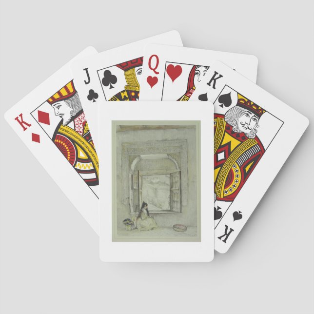Slotten av Generalifen, från casaen de Cha Casinokort (Baksidan)