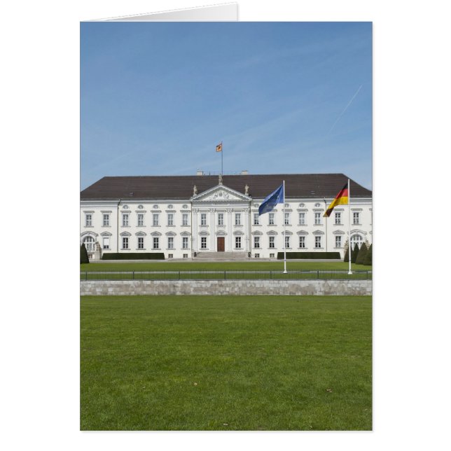 Slottet Bellevue i Berlin Hälsningskort (Framsidan)