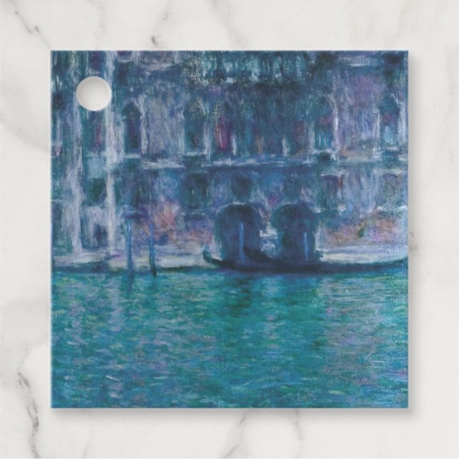 Slottet da Mula Claude Monet    Gåvor Etiketter (Framsida)