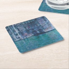 Slottet de Mula Claude Monet Underlägg Papper Kvadrat