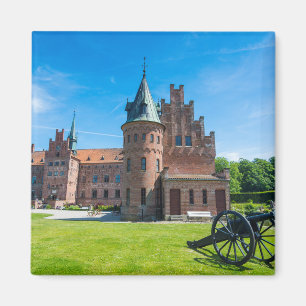 Slottet Egeskov landskapsbild Magnet