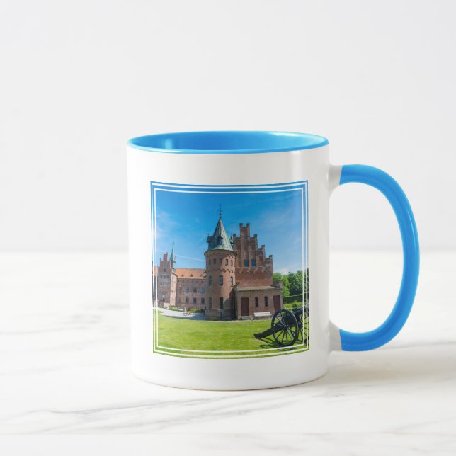 Slottet Egeskov landskapsbild Mugg (Höger)