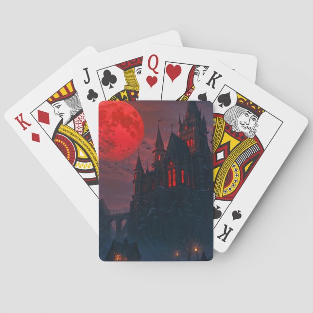 Slottet för vampyrens blod casinokort (Baksidan)