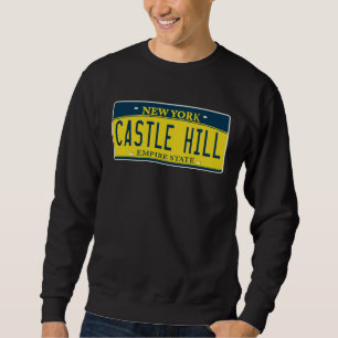 Slottet Hill Bronx New York NY Grannskap Hemby Lång Ärmad Tröja