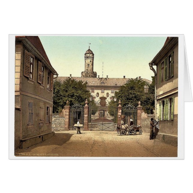 Slottet, Homburg (dvs., der H&o för Hälsningskort (Framsidan Horizontal)