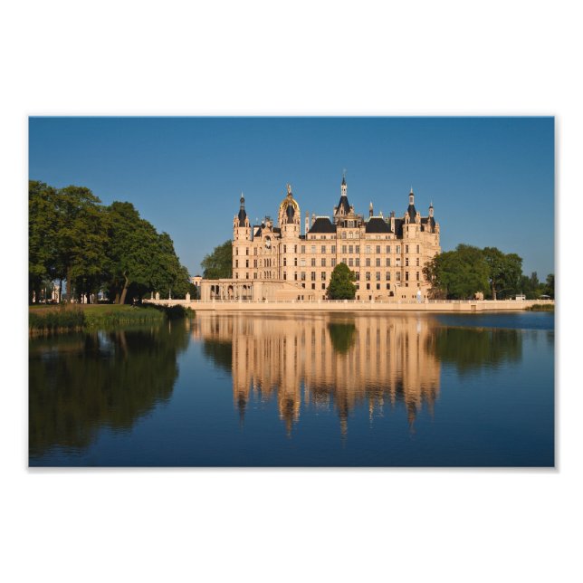 slottet i Schwerin Fototryck (Framsidan)