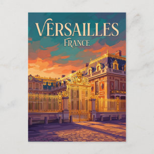 Slottet i Versailles Frankrike Vykort