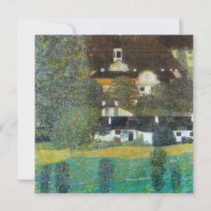 Slottet Kammer vid Attersee II av Gustav Klimt