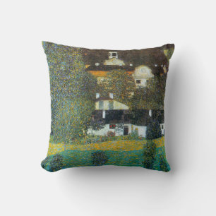 Slottet Kammer vid Attersee II av Gustav Klimt Kudde