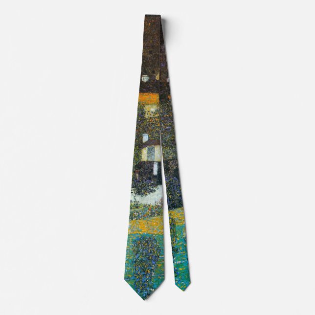 Slottet Kammer vid Attersee II av Gustav Klimt Slips (Framsida)