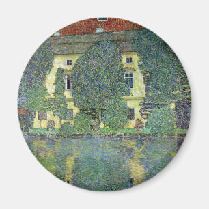 Slottet Kammer vid Attersee III av Gustav Klimt Magnet