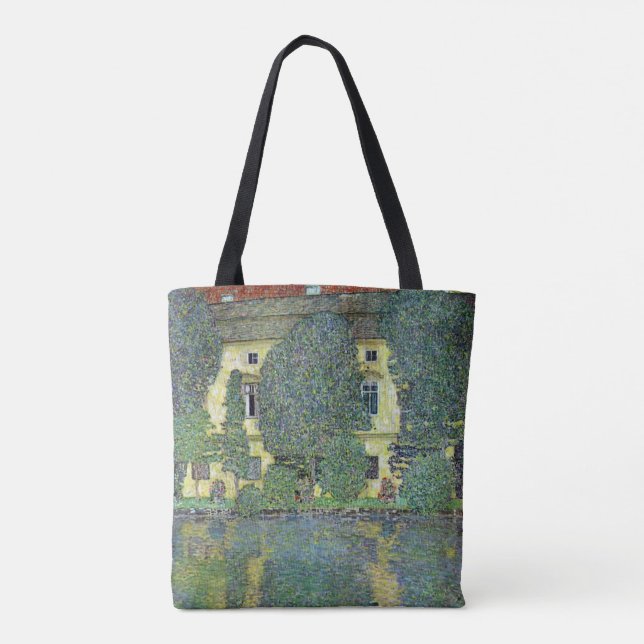 Slottet Kammer vid Attersee III av Gustav Klimt Tygkasse (Baksida)
