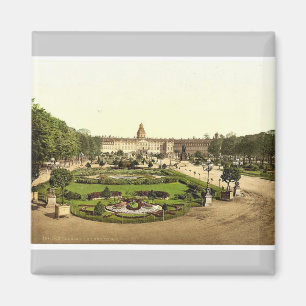 Slottet, Karlsruhe, Baden, tysklanda sällsynta Magnet