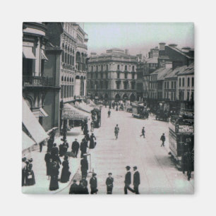 Slottet kvadrerar, Belfast, c.1902 Magnet