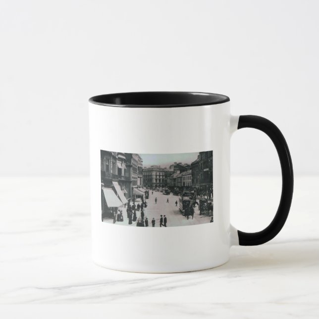 Slottet kvadrerar, Belfast, c.1902 Mugg (Höger)