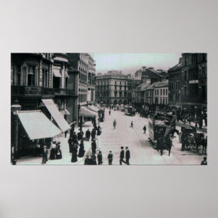 Slottet kvadrerar, Belfast, c.1902 Poster