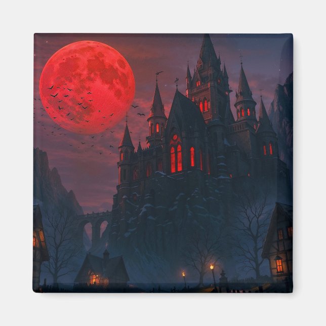 Slottet med vampyrens blod magnet (Framsidan)
