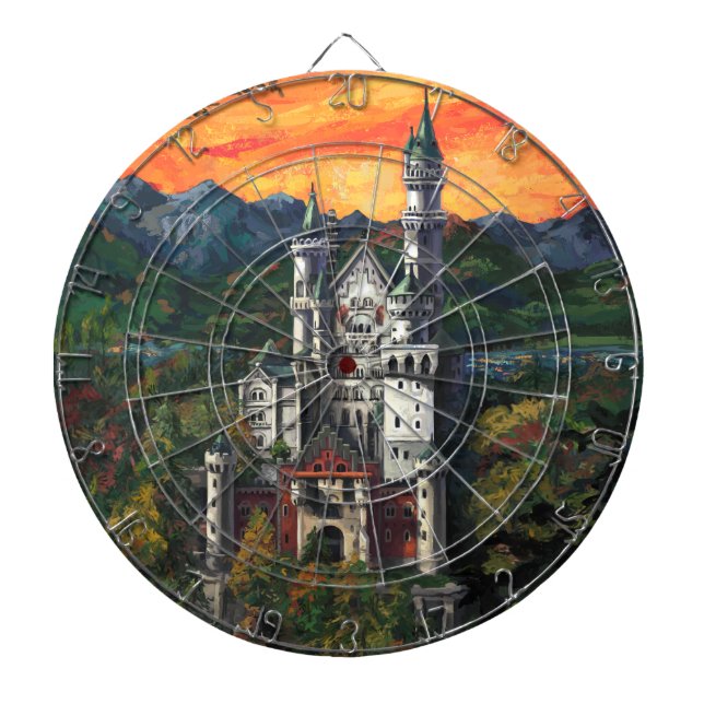 Slottet Neuschwanstein Piltavla (Framsidan)