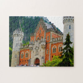 Slottet Neuschwanstein Tyskland. Pussel