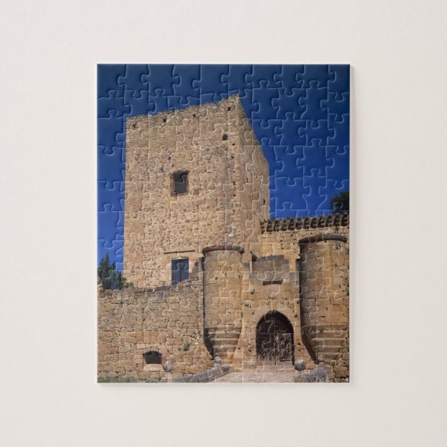Slottet Pedraza, Kastilien och León, Spanien 2 Pussel (Vertikal)