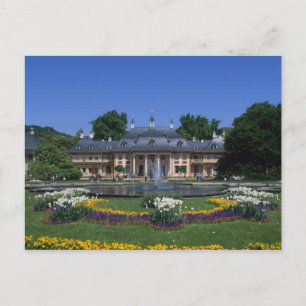 Slottet Pillnitz, Dresden, Sachsen, Tyskland Vykort