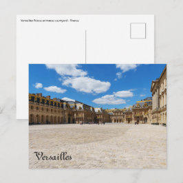 Slottet Versailles entré gårdsplan - Frankrike Vykort