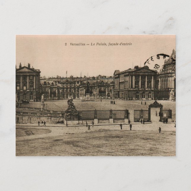 Slottet Versailles Grand Trianon Frankrike 1920 Vykort (Framsida)
