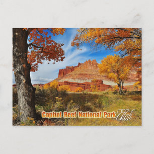 Slottet vid Capitol Reef National Park, Utah Vykort
