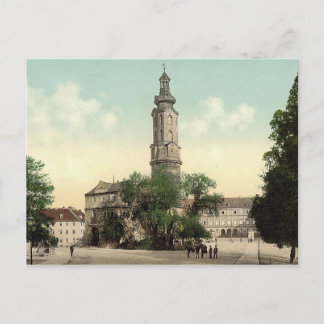 Slottet, Weimar, Thüringen, Tyskland Vykort