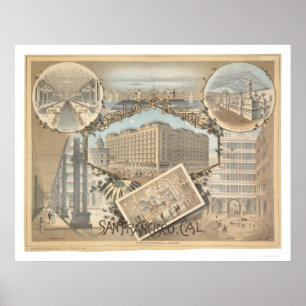 Slotthotell, San Francisco, Kalifornien Poster