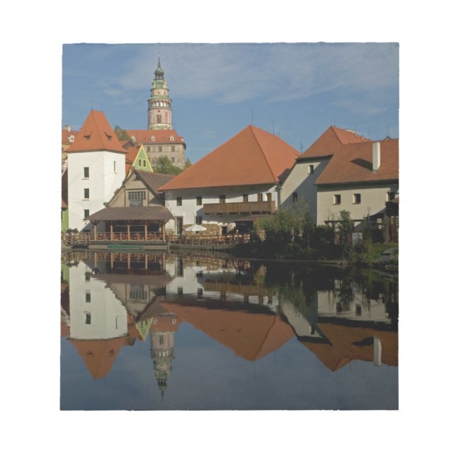Slottstorn, Vltavafloden, Cesky Krumlov, Anteckningsblock (Framsida)
