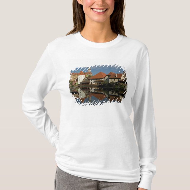 Slottstorn, Vltavafloden, Cesky Krumlov, Tee (Framsida)