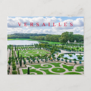 Slottsträdgårdarna i Versailles vykort