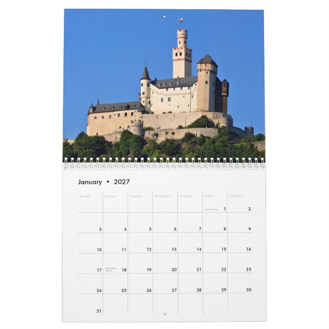 Slottväggkalender Kalender (Jan 2027)