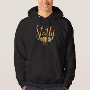 Slotty Girls Klubb Klot Maskin Casino Gambling Hoodie