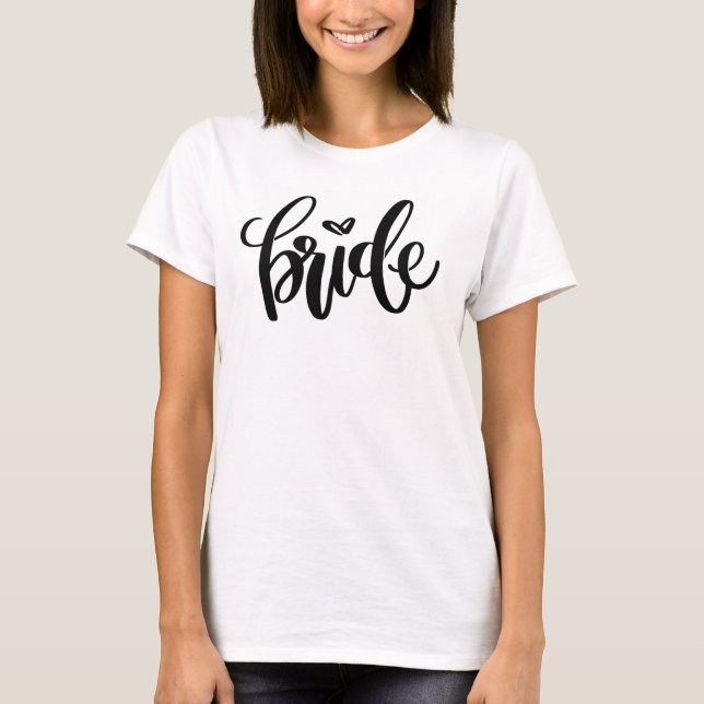 Slouchy Bride Tee Shirt (Framsida)