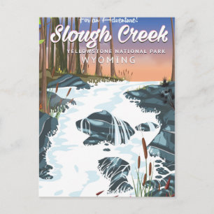 Slough Creek, Yellowstone nationalpark Vykort