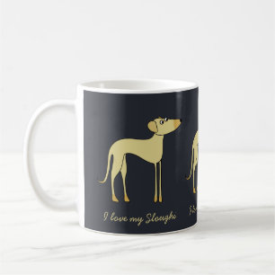 Sloughi Hund Kaffemugg