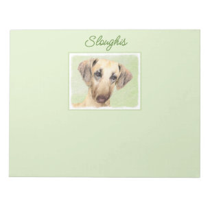 Sloughis Painting - Anteckningsblocket Cute Origin Anteckningsblock