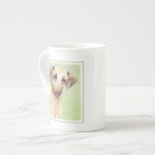 Sloughis Painting - Cute Original Hund Art Benporslin Mugg
