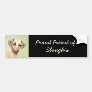 Sloughis Painting - Cute Original Hund Art Bildekal