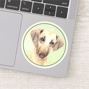 Sloughis Painting - Cute Original Hund Art Klistermärken