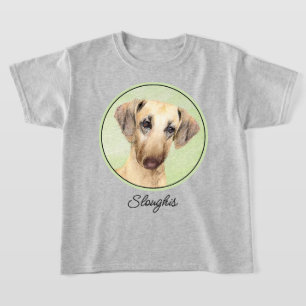 Sloughis Painting - Cute Original Hund Art T Shirt