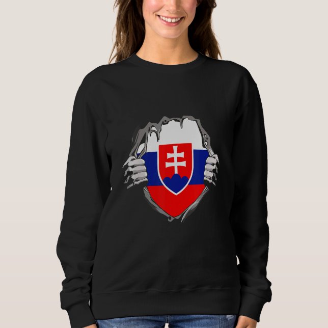 Slovakia flag t shirt (Framsida)