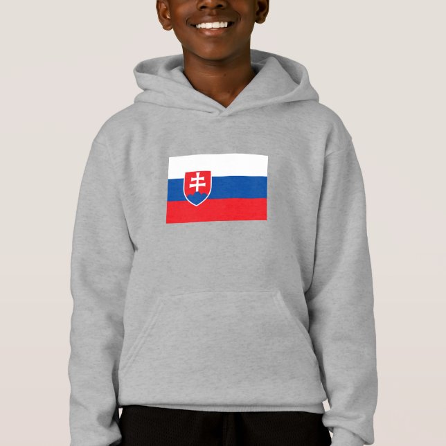 Slovakia Flag T Shirt (Framsida)