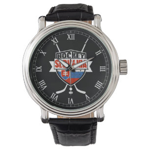 Slovakia Ice Hockey Logotyp Wrist Watch Armbandsur