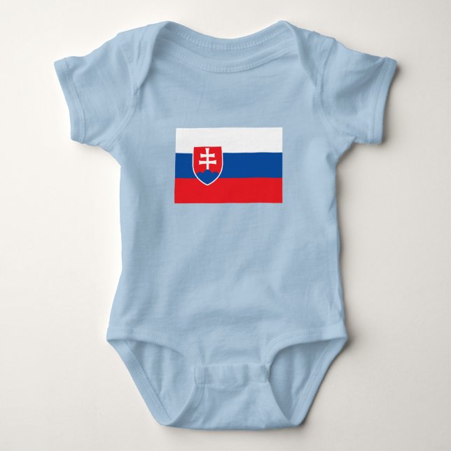 Slovakias flagga t shirt (Framsida)